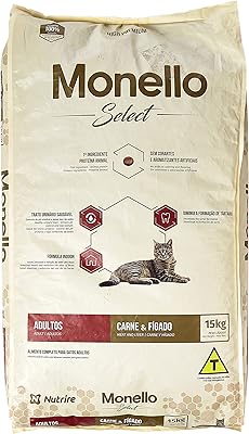 Dry food for adult cat Monello select beef and liver flavor (15 kg).. Save more, wait less — DIAYTAR Nigeria delivers faster than ever.