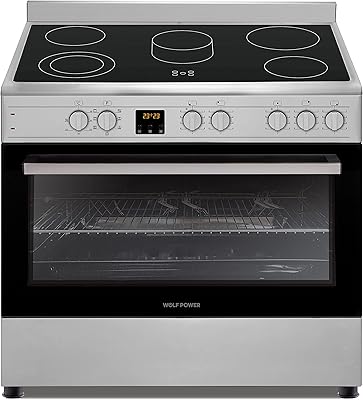 Semi -professional ceramic cook Vetro Wolf Power 98 liters - WGC9060cermf, Silver.. DIAYTAR Nigeria combines variety, affordability, and speed — making your online shopping experience not only enjoyable but also cost-effective.