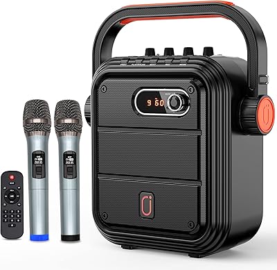 Gyx Set of loudspeakers Rechargeable Bluetooth 5.0 portable microphone speakers with FM radio, voice recording and remote control, support for the TF/USB card (M (microphone*1)))).. Unlock access to a wide range of products with DIAYTAR NIGERIA's affordable e-commerce platform.