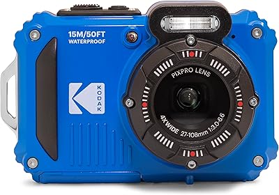 Small powerful camera kodak picpro wpz2, 16 mp and 4x zoom - blue.. Your one-click solution to affordable shopping, DIAYTAR NIGERIA delivers quality products nationwide.