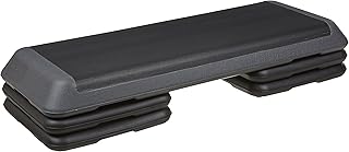 Amazonbasics aerobic platform with adjustable elevators - 42.5 x 16 x 4 inches, black.. Shop from our extensive catalog at DIAYTAR NIGERIA and enjoy doorstep delivery in just 5-8 days.