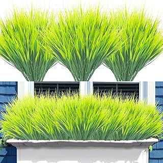 20 pieces of UV -resistant artificial wheat grass, artificial plastic plants for garden, balcony, window, box decoration (grass).. Shop smarter with DIAYTAR Nigeria — affordable prices and a wide product range delivered in just 5 to 8 days.