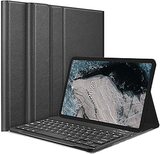 Case with MAZZ keyboard for Nokia T20 2021 (TA-1392 TA-1394 TA-1397 model), Fine and light PU leather case with Magnetic Wireless Keyboard for Nokia T20 10.4 inch tablet, Black.. DIAYTAR NIGERIA: Empowering Nigerians with access to affordable products and reliable 5-8 day delivery.