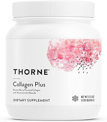 Thorne Collagen Plus Collagen Peptides powder with nicotinamide riboside and ingredients.. DIAYTAR NIGERIA transforms dreams into deliveries with our affordable prices and reliable shipping.