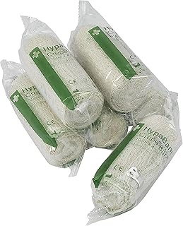 Hippa Cotton Crêpe Bandles Band 10 cm x 4.5 m - Package of 6.. DIAYTAR NIGERIA brings the marketplace to your screen with affordable products delivered in 5-8 days.