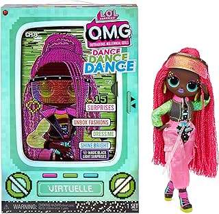 Fairy tale lol Surprise Omg Dance Dance with 15 surprises including a magical black light, shoes, a hair brush, a doll's support and a TV case - Excellent gift for girls 4 years old and more who like to dance.. Transform your shopping experience with DIAYTAR NIGERIA's vast product selection delivered at unbeatable prices.