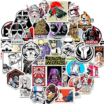 Stickers 50pcs Star Wars Sticker for laptop Vinyl Sticker Waterproof Vinyl Car Motorcycle Laggage Graffiti Skateboard Patch (Star Wars).. Buy better with DIAYTAR Nigeria — the ultimate e-commerce platform in Nigeria.