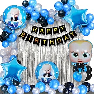 Boss Boss Birthday Decoration Set 55 Pieces Combined on the theme.. Shopping made simple with DIAYTAR NIGERIA's vast selection and budget-friendly nationwide delivery.