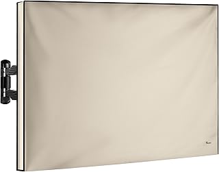 80 to 85 inch outdoor TV cover - Universal weather resistant protection for flat -screen televisions - adapts to most TV and TV supports - Beige - Beige.. DIAYTAR NIGERIA brings the marketplace to every Nigerian home with affordable prices and quick delivery.