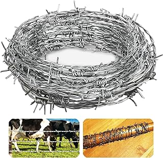 Barbed wire at 4 points from July, a real 18 -foot 18 -foot barbed wire for fence, baseball bat, bird cage, garden and craftsmanship.. Experience shopping without limits at DIAYTAR NIGERIA, where affordability meets convenience in just days.
