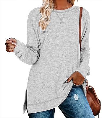 Aokosor long sleeve vests for women light shirts with side slot tunic tunic tunic adjusted, black, m.. Shop smarter with DIAYTAR Nigeria — from household essentials to electronics, we have everything you need. Plus, our delivery is fast, secure, and arrives between 5 and 8 days.