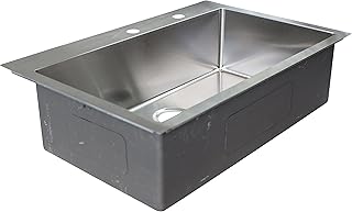 Franke HFS3322-2 Vector 33.8 "(compatible 33.8") Double basket kitchen sink with 2 holes and quick mounting system, stainless steel.. Why shop anywhere else? DIAYTAR Nigeria has it all and delivers fast.