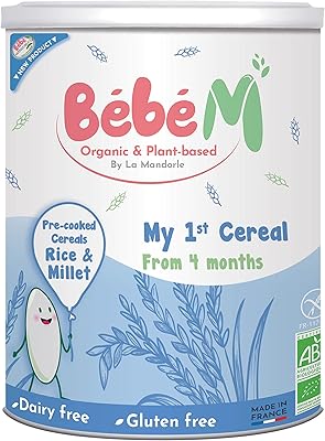 Baby my first cereal de m organic & planet, 4 mois, 400 grammes.. Shop with purpose at DIAYTAR NIGERIA and receive quality products at budget rates within 8 days.