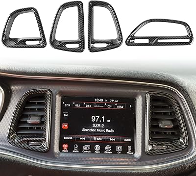Voodonala for central carbon fiber console ABS Challenger et sockets for challenger 2015-2020 Dodge Challenger, 4 pieces.. Discover the perfect balance of selection and value with DIAYTAR NIGERIA's nationwide delivery service.