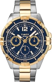 Timex 45 mm multifunction watch in men's steel.. DIAYTAR NIGERIA: Where affordability meets variety, with thousands of products delivered in less than 8 days.