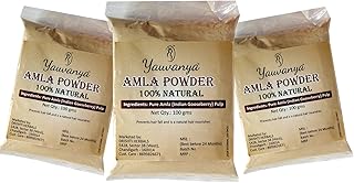Pure amla powder (Indian mulberry - extremely rich in vitamin C) for hair and skin 300 g - 3 sachets of 100 g each.. Everyday deals, every category — only on DIAYTAR Nigeria.