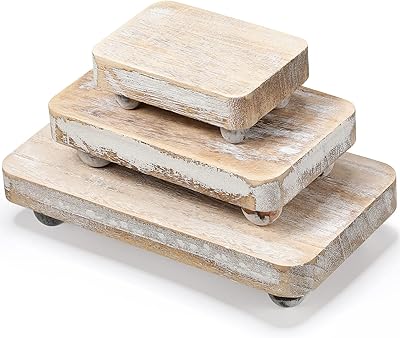 3 pieces basic wooden stacking wooden support for kitchen, decorative wooden support for home bathroom coffee table, 3 sizes.. Elevate your shopping experience with DIAYTAR NIGERIA's vast catalog and budget-friendly options.