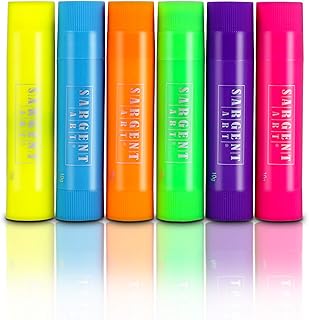 Painting sticks with fluorescent sketch sargent arts 93-2102, 6 colors, fast drying, 6 pieces (package of 1).. DIAYTAR NIGERIA brings retail convenience to your screen with affordable prices and dependable shipping.