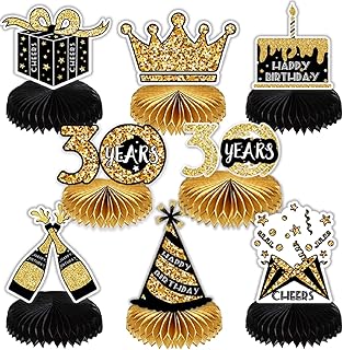 30th anniversary decorations, 8 pieces 30th anniversary table centers for table decoration, birthday table birthday centers, birthday party supplies for men and women.. Browse, shop, and receive — DIAYTAR Nigeria keeps it simple.
