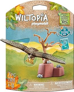 Playmobil Welltopia Eagle 71059 Children's toy from 4 to 10 years old, durable animal toy, Eagle toy, children's collection toy, composed of 80 % recycled, multicolored, single size materials.. Shop with purpose at DIAYTAR NIGERIA and receive your purchases at unbeatable prices within the week.