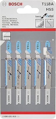 Bosch T118 Soft Science Stops at Steel at Steel 17-24 TPI (Package of 5) (2608631013).. DIAYTAR NIGERIA stands as your affordable shopping ally with nationwide delivery in just 5-8 days.