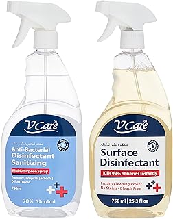 Désinfectant de surface vcare vcare 750 ml, recharge + spray multi-usages car care, 750 ml.. Forget the long lines — DIAYTAR Nigeria is always open for shopping.