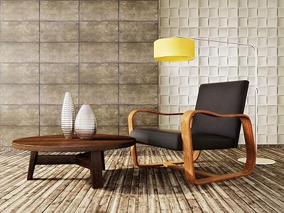 3D reinforced 3D plastic wall panel easy to open and stick - woven design. 12 panels. 32 SF.. Transform how you shop with DIAYTAR NIGERIA's vast selection and budget-friendly delivery options.