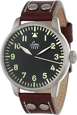 Laco Automatic Automatic Watch for Man, Black/Brown, Black/Brown, Bracelet 861688.2, Black/Brown, Bracelet.. DIAYTAR NIGERIA: Bringing quality products to your doorstep at prices that won't break the bank.