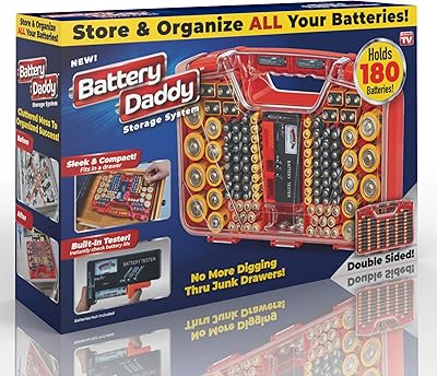 Unitel Daddy 180 battery organizer and storage bag with tester, 1 piece, seen on TV.. DIAYTAR NIGERIA brings the joy of affordable shopping to your fingertips with delivery in less than 8 days.