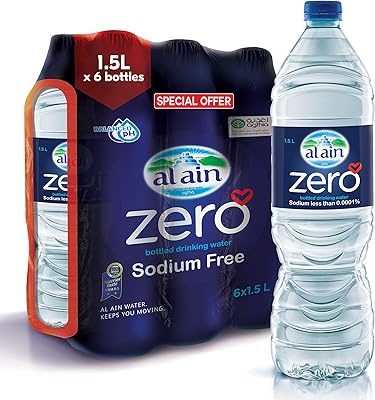 Al Ain Zero, drinking water in bottle - 1.5 liters (package of 6), the packaging may vary.. Discover endless shopping possibilities at DIAYTAR NIGERIA, with budget-friendly prices and reliable delivery.