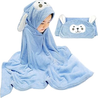 Super sweet baby hooded bath towel, very absorbing bathrobe blanket, Baby Girl Boys Shower Gifts - Size XL 28 "X 55" (blue).. Shop smart, shop DIAYTAR - Nigeria's most affordable e-commerce platform with nationwide delivery.