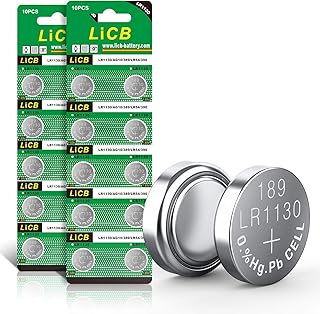 LICB battery 20 alkaline batteries LR1130 AG10 15 V for watch.. Quality and convenience delivered — shop DIAYTAR Nigeria now.