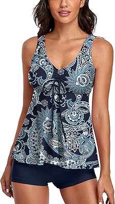 Two -room tank tank swimsuit modest for women, sleeveless bathroom jersey with floral print with boy shif.. Shop local, shop fast — DIAYTAR Nigeria delivers across the country.