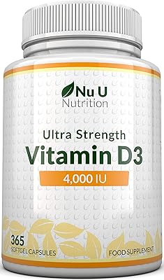 Vitamin D 4000 IU, 365 unanswered capsules, one year supply, supplement of vitamin D3 easy to swallow quad strength.. Shop the smart way with DIAYTAR Nigeria — fast delivery, affordable everything.