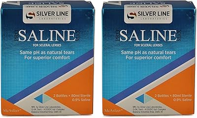 Maximum Silverline Laboratories Pro Saline Scleral Lentils, 80 ml - 2 bottles (2) package.. Discover why thousands choose DIAYTAR NIGERIA for affordable products delivered in less than a week.