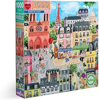 Aibo Piece and Love Paris in A Day Rectangular Puzzle of 1,000 pieces for adults.. Experience the convenience of online shopping with DIAYTAR NIGERIA's reliable 5-8 day delivery service.