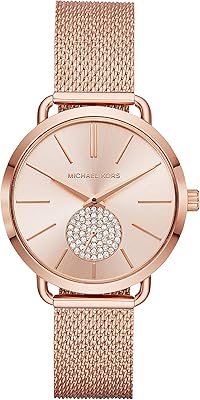 Women's watch Michael Kors Porscha - Quartz Movement with three needles with secondary needle.. Your complete shopping solution, DIAYTAR NIGERIA offers extensive variety with budget-friendly delivery.