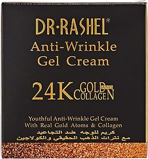 24K anti-wrinkle gel with real gold atoms and collagen for Dr Rashel, 50 ml.. DIAYTAR NIGERIA makes online shopping accessible to all with budget-friendly prices and reliable delivery.