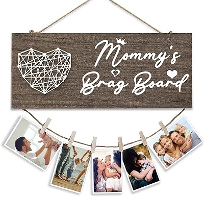 Maman Brag Board Mother's Day Gifts Girl Girls Daughter Birthday Gifts For Mum Cadre Photo Hanging Wall Photo Wall Photo Wall Festival Gifts (deep color).. Transform how you shop with DIAYTAR NIGERIA's vast selection and budget-friendly delivery options.