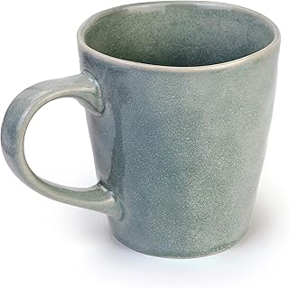 Porcelain ceramic cup for tea and coffee shalo 380 ml, mineral green.. Affordable convenience is here — shop DIAYTAR Nigeria today.