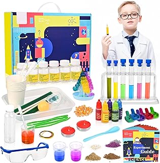 Set of children's scientific laboratory for children, 166 pieces, for 8, 9, 10, 11, 12, 13 and 14 years old, scientific experiences, educational laboratory activity for boys and girls.. DIAYTAR NIGERIA bridges the gap between desire and affordability with nationwide delivery in under 8 days.