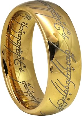 Magic ring in tungsten carbide gold plated 6 mm size and 8 mm for men and woman comfort size 4 to 16, tungsten carbide, tungsten.. DIAYTAR NIGERIA: Bringing affordable shopping solutions with a diverse product catalog delivered nationwide.