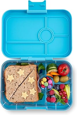 Waterproof bento lunch box Yummbox tapas (barrel blue) 4 compartments for pre-adolescent children, adolescents and adults.. Your budget-friendly online marketplace, DIAYTAR NIGERIA delivers a world of products in just 5-8 days.