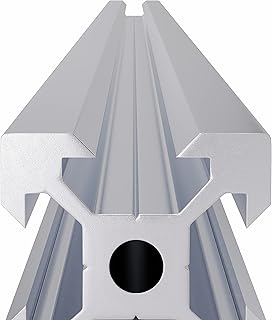 Extrusion V-Slot 2020, Linear Rail 500 mm (4 parts). Extrusion of T -slit aluminum for the frame for the frame, with type V -up -up for 3D printer parts, CNC rail, sliding linear movement rails (20x20 silver extrusions).. Nigeria's fastest-growing e-commerce site offers unbeatable prices and delivery within 8 days.