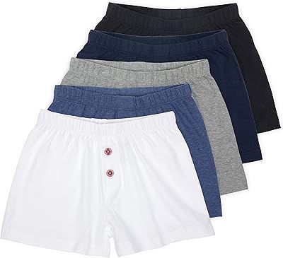 Noah boxers for boys | 100 % cotton underwear without label | Lot of 5.. Nigeria's favorite online shopping platform, DIAYTAR offers unbeatable prices and delivery within a week.