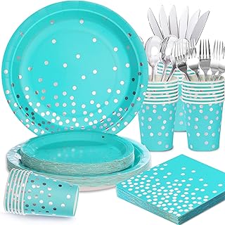 175 pieces of Bleu Bleu Sarcelle and Silver Blue Festival Plates and Taps with Pois.. Nigeria's e-commerce leader delivers unmatched variety and value to your doorstep in just 5-8 days.
