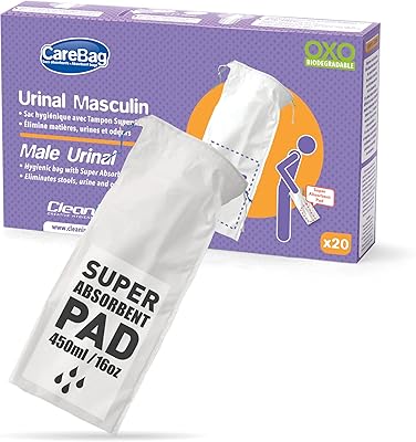 Kerbag medical urine bag for men with super absorbent buffer, 20 pieces - men's travel bag - 20 disposable bags for bedside bottles - anti -leak.. Fast. Reliable. Affordable. DIAYTAR Nigeria is all that and more.