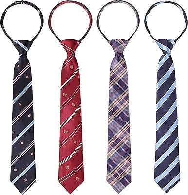 4pcs children Boys Boys with zipper adjustable for young people, students, toddlers for shirts, weddings, graduation, school uniforms from 6 to 12 years old, single size.. DIAYTAR NIGERIA: Bringing quality products to every Nigerian with affordable nationwide delivery.