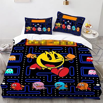 Bed set with duvet cover and 2 pillowcases for children and boys, decoration of game rooms for adolescents, 1 sheet and 2 pillowcases.. Your ideal shopping partner, DIAYTAR NIGERIA offers extensive variety with reliable nationwide shipping.