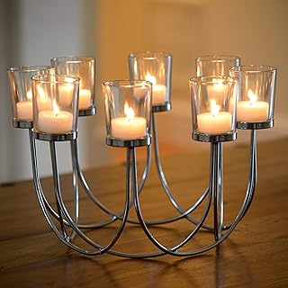 Beautiful glass candle holder for Christmas table and wedding decoration.. With DIAYTAR Nigeria, everything is within reach — and within budget.